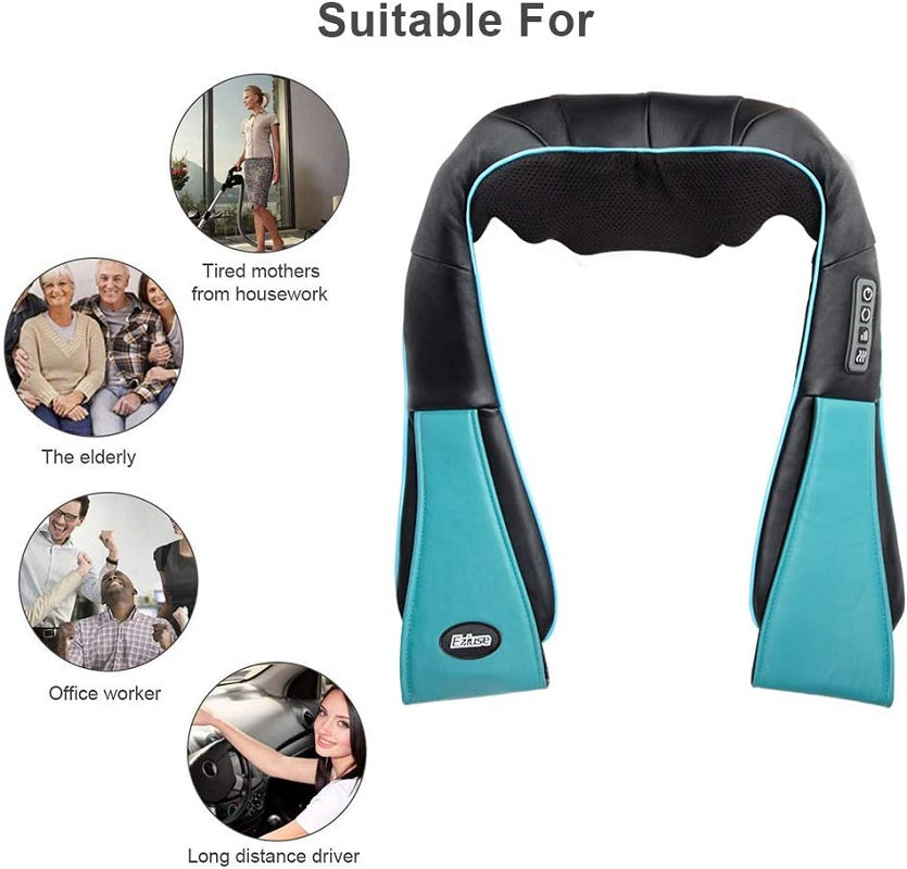 Neck Massager Shiatsu 3D Kneading Neck Shoulder Body Massager