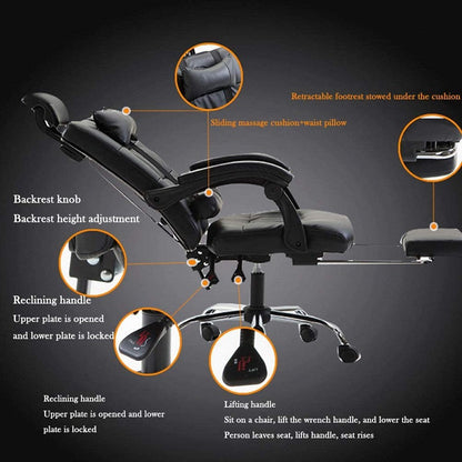 Office Chair with Footrest Computer Chair