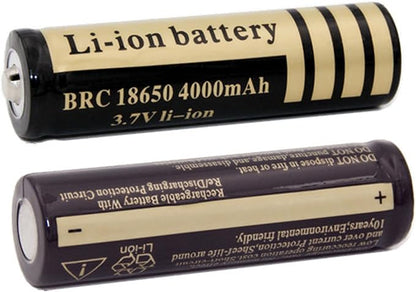 2 x 18650 Battery Rechargeable Battery