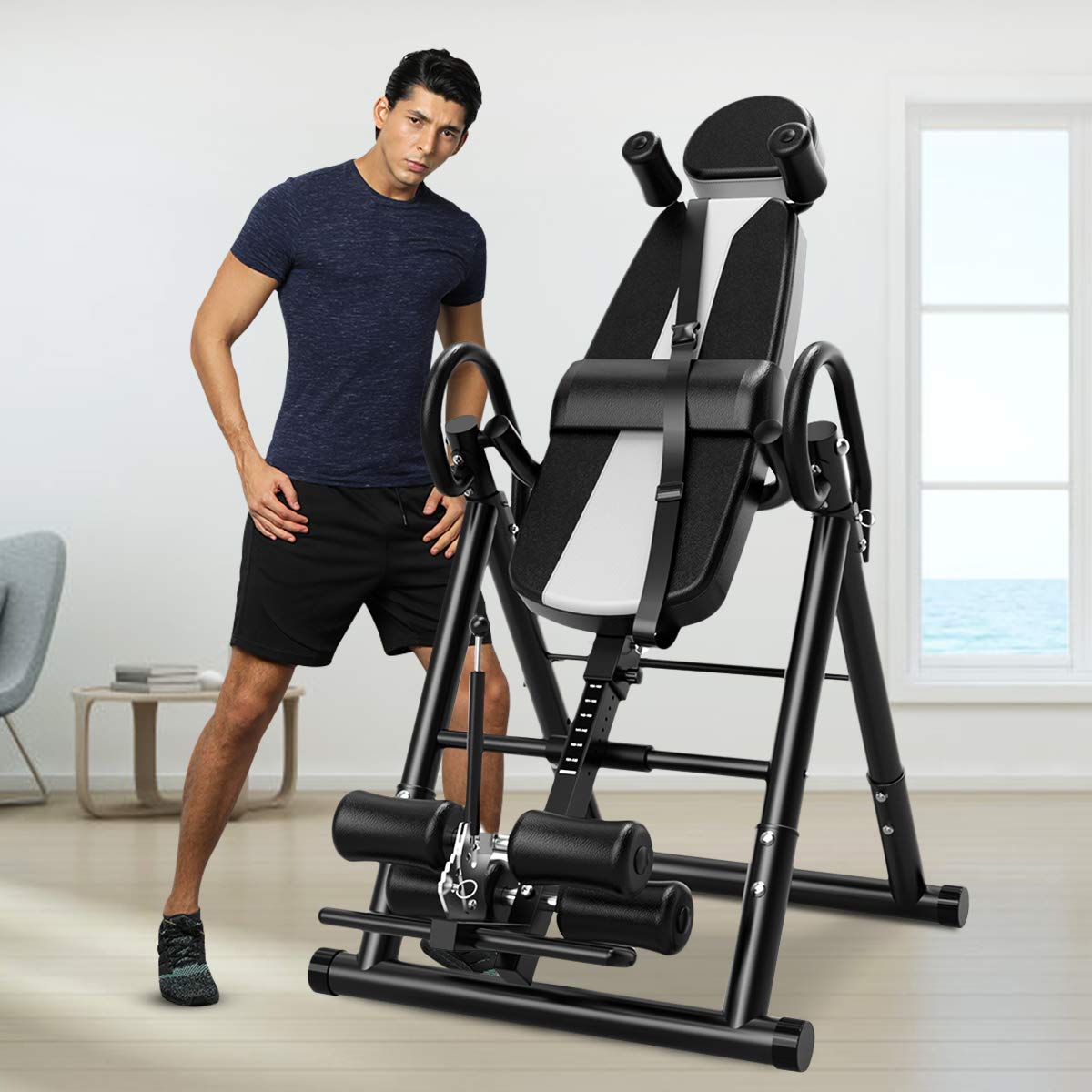 Inversion Table with Headrest Gravity Inversion Table