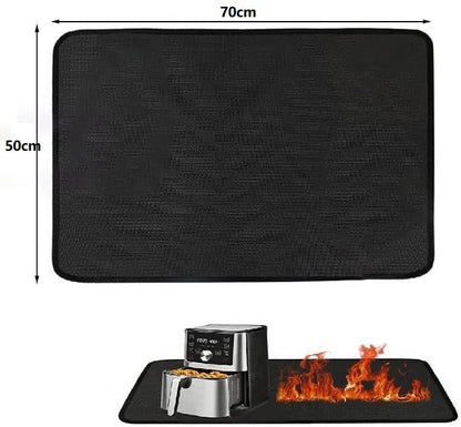 BBQ Grill Mat - Fireproof Deck & Patio Protector, Double-Sided Waterproof Oil-Proof HCKJ1011