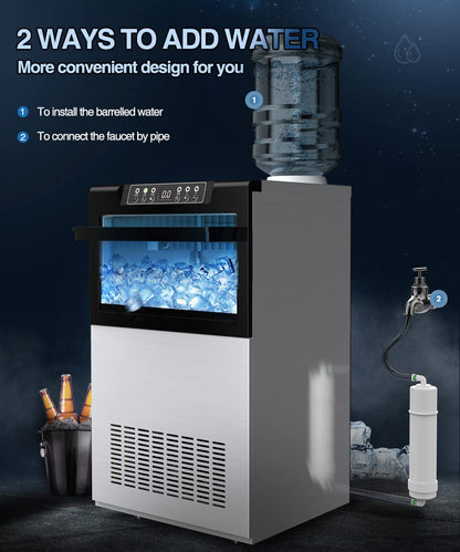 60kg Commercial Ice Cube Maker
