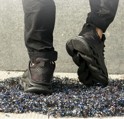 Steel Toe Work Shoes Safety Sneakers Industrial Shoes Lightweight Puncture Proof