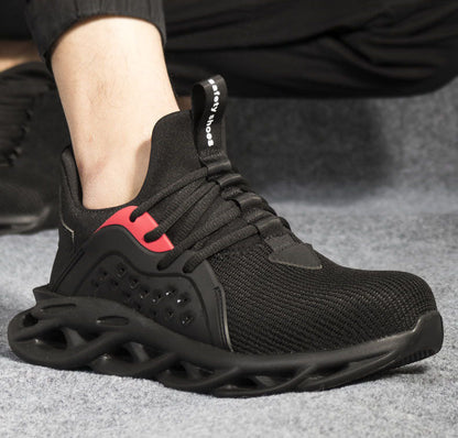 Steel Toe Work Shoes Safety Sneakers Industrial Shoes Lightweight Puncture Proof