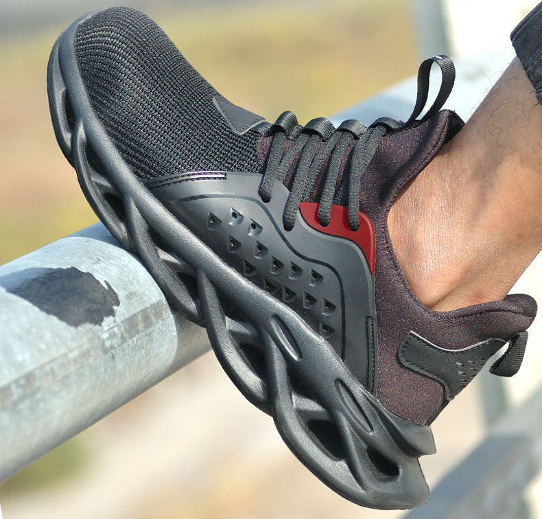 Steel Toe Work Shoes Safety Sneakers Industrial Shoes Lightweight Puncture Proof