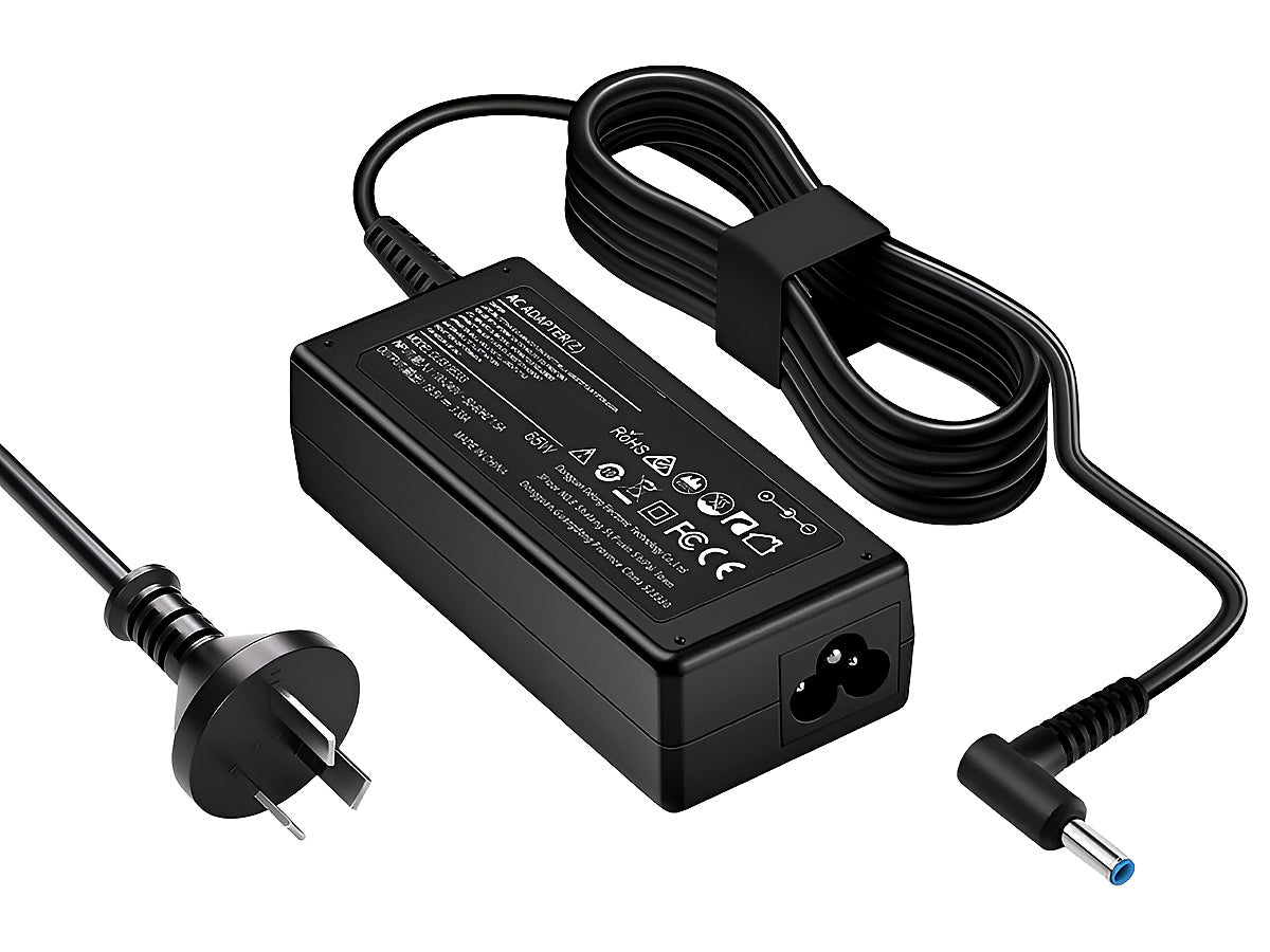 HP Laptop Charger 65W 45W Smart Blue Tip Power Adapter
