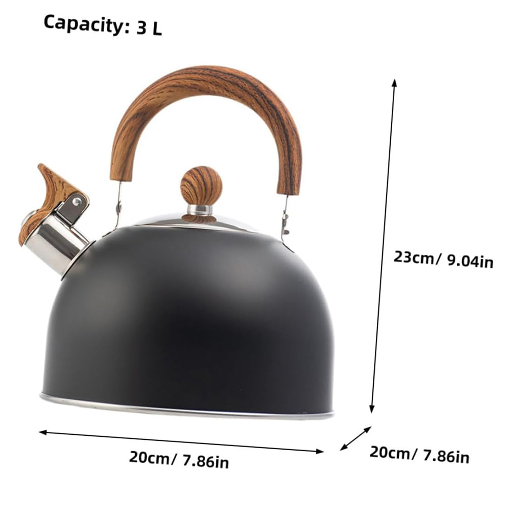 3L Smart Kettle Whistling Kettle(Stainless Steel)