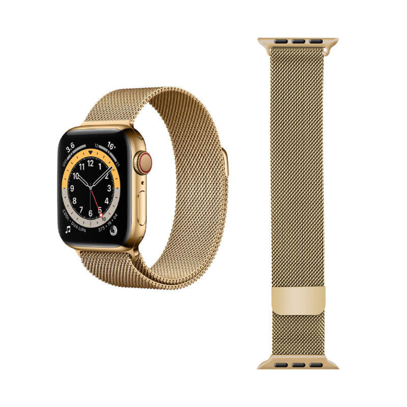 Mobie Aurelume Series Stainless Steel Adjustable Magnetic Clasp Apple Watch Band 42/44/45/46/49mm