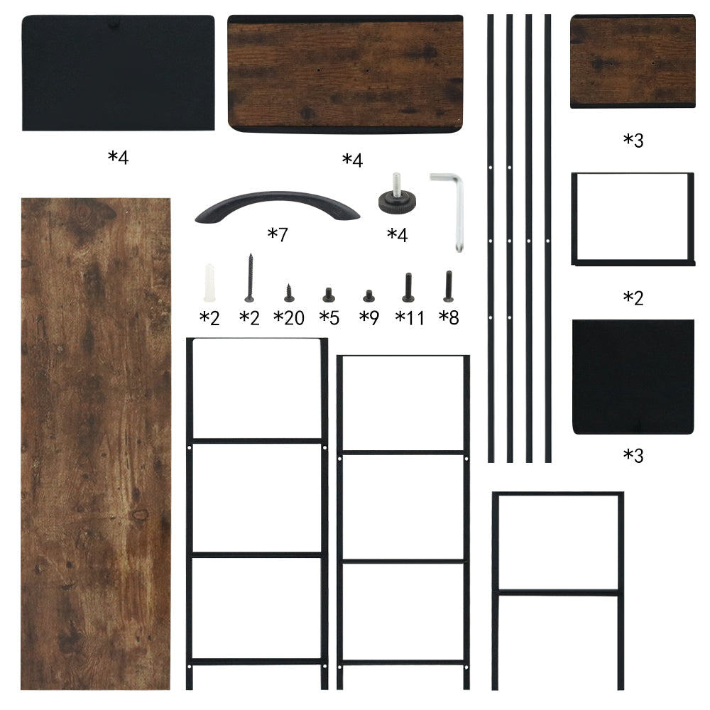 Chest of Drawers Tall boy 7 Drawers tallboy
