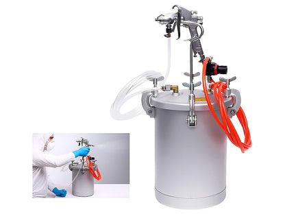 Commercial Paint Pressure Tank Paint Spray Gun 15L