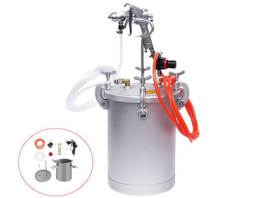 Commercial Paint Pressure Tank Paint Spray Gun 15L