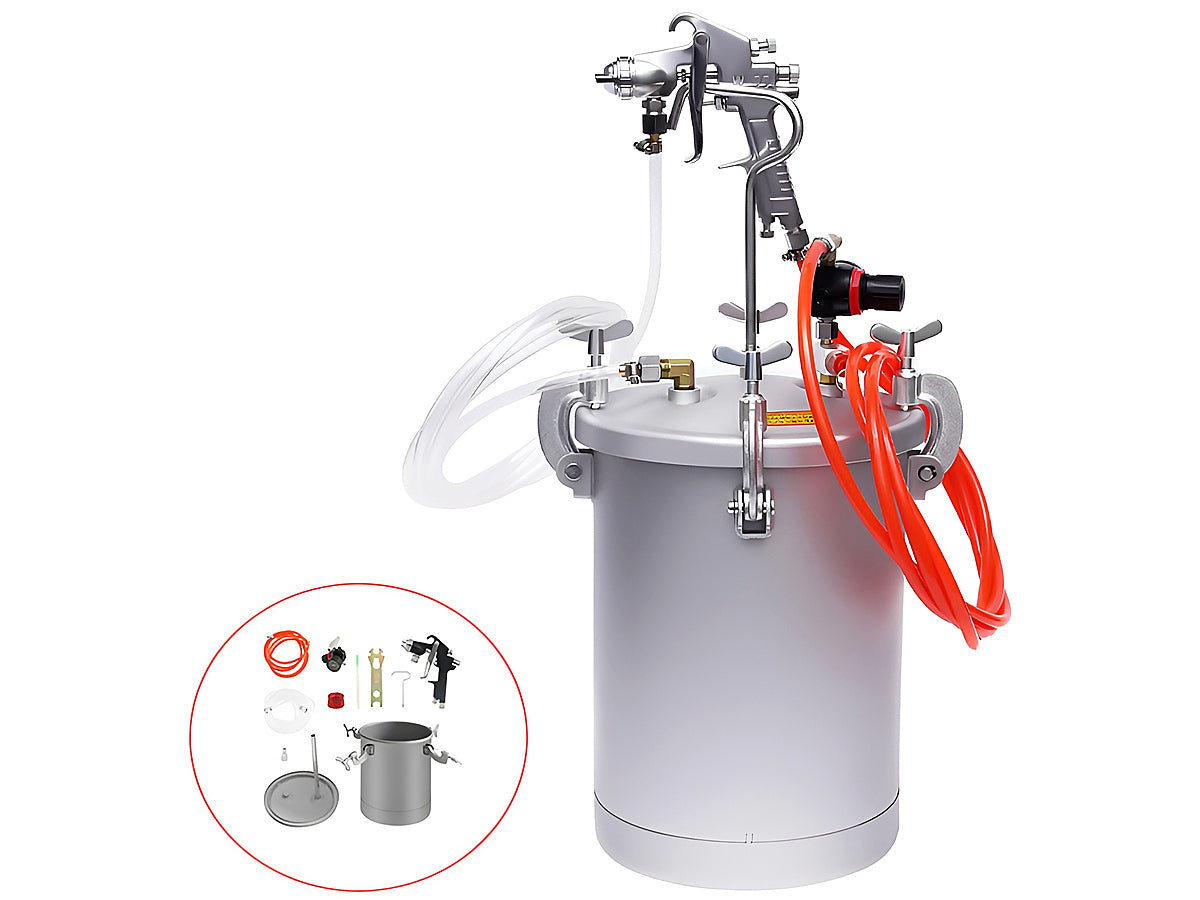 Commercial Paint Pressure Tank Paint Spray Gun 15L