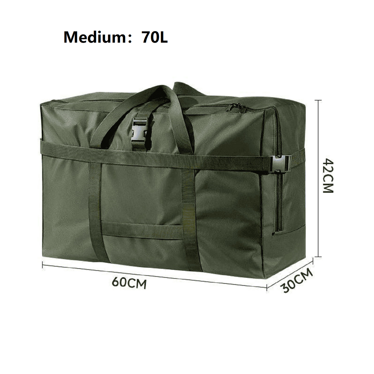 Ecotrek Duffle Bag for Travel & Moving – Waterproof Oxford Cloth Foldable Storage Bag YN9121