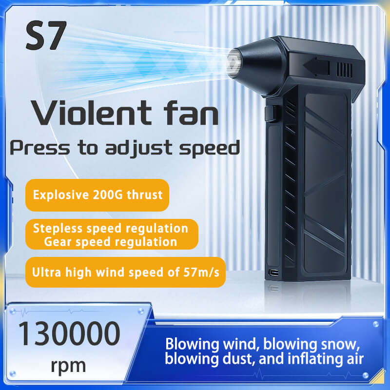 Mobie Violent Turbo Fan Vacuum Cleaner High-Speed Brushless Handheld Blower S7