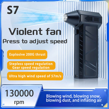 Mobie Violent Turbo Fan Vacuum Cleaner High-Speed Brushless Handheld Blower S7