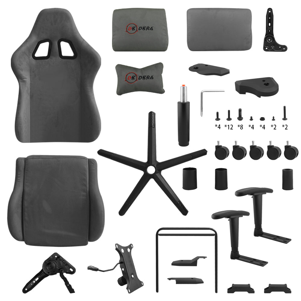DKRA Gaming Chair Adjustable Rotating Task Chair