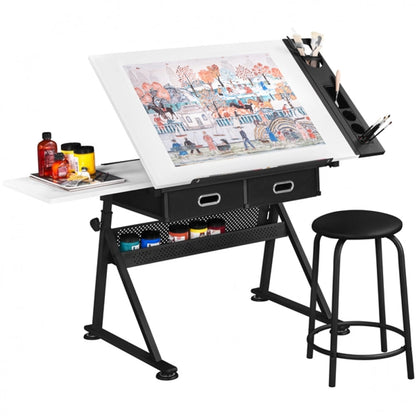 Drafting Table/Stool Set