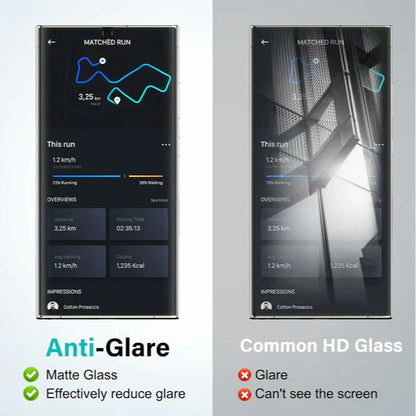 Compatible with S26 Plus Full Screen HD Matte Anti-fingerprint Tempered Glass Screen Protector