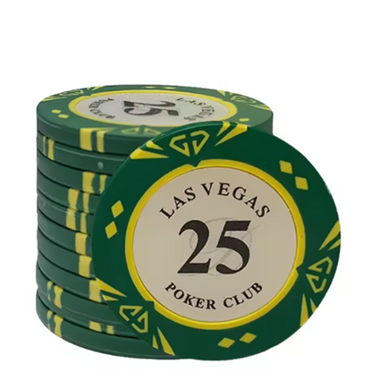14g 25pcs/pack Poker Chips Tokens Poker Chips Jeton Casino Jeton Poker Set Las Vegas
