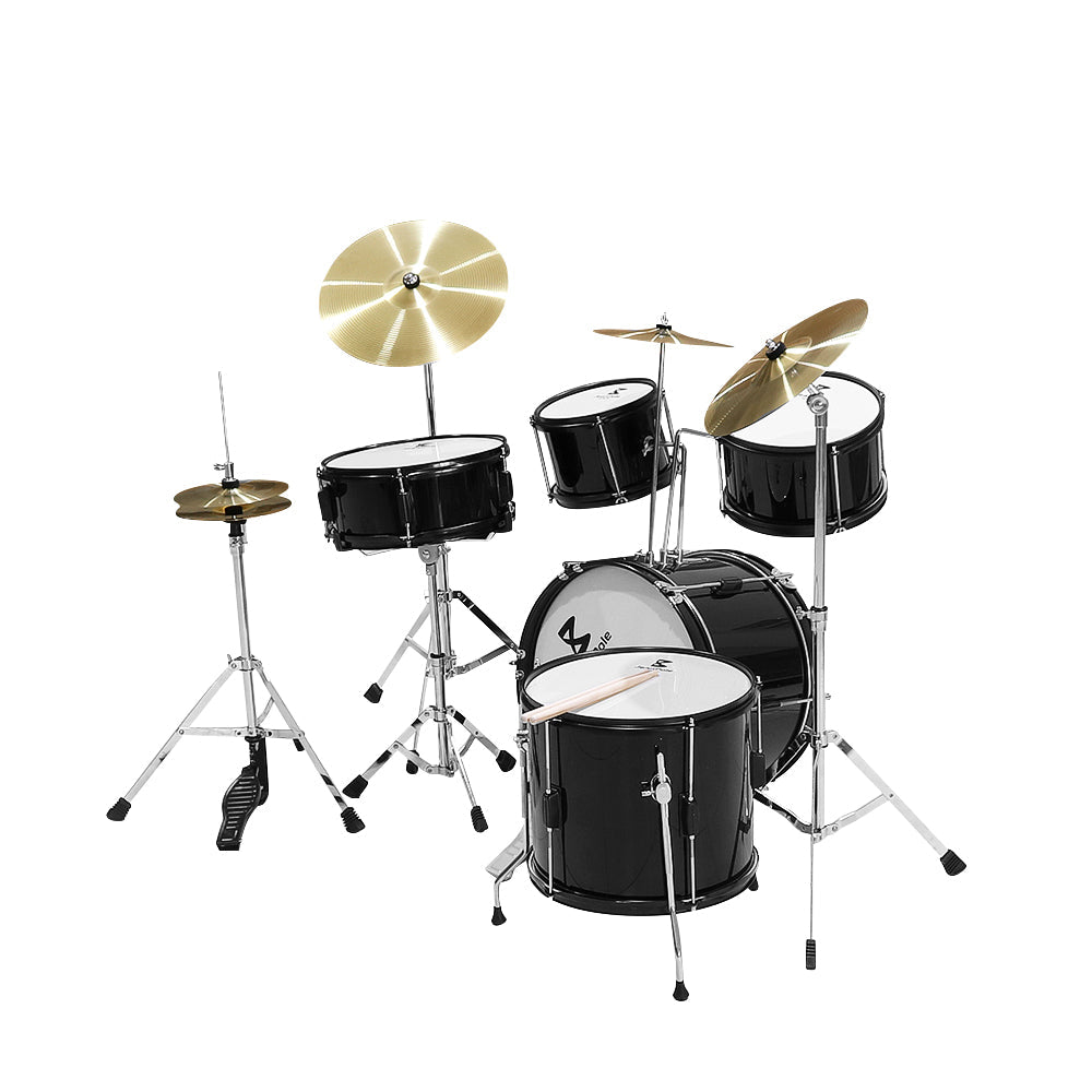 Kids Drum Kit Set Black