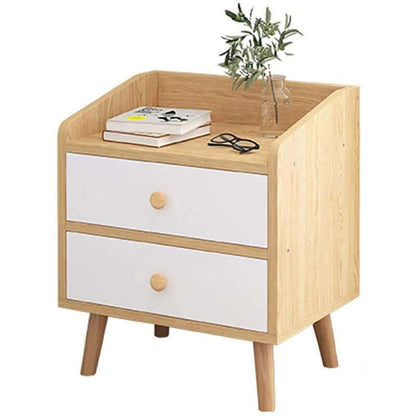 Bedside Table 2 Drawer - The Shopsite