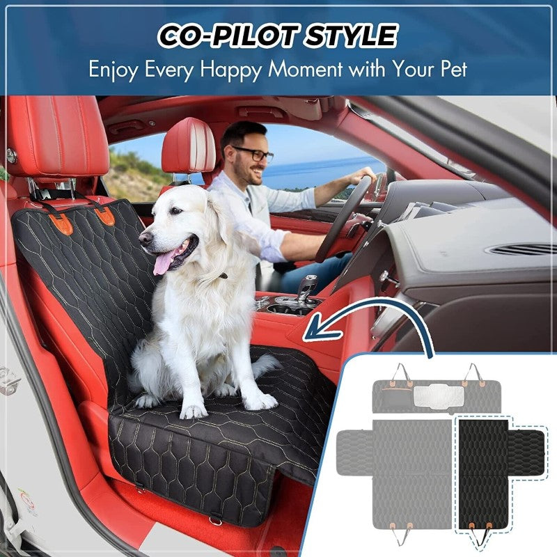 Seat cover with mesh window