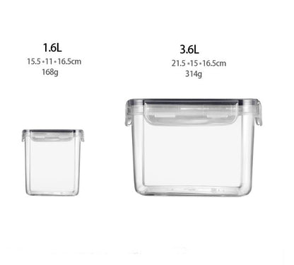 6 Pcs Plastic Food Storage Containers with Airtight Lids - Leakproof & Freezer