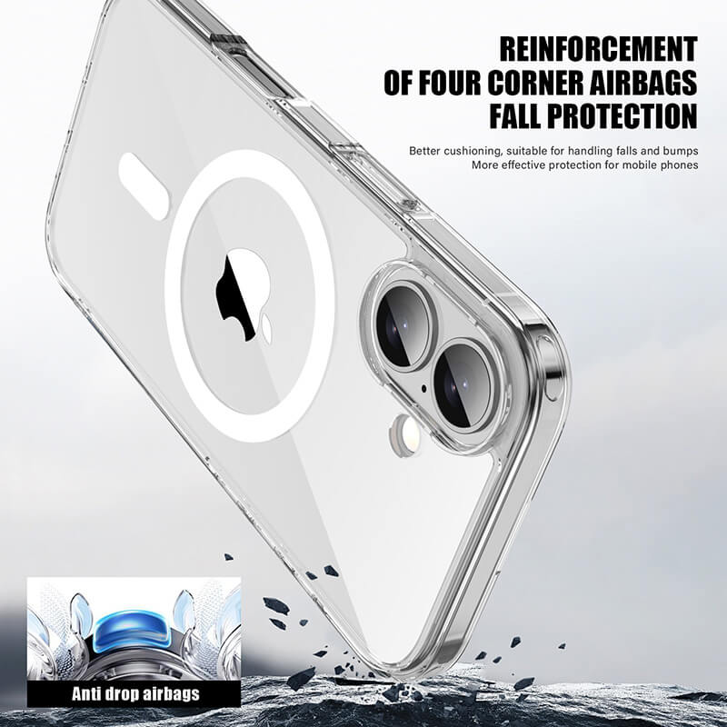 Aurora Magnetic Series Crystal Transparent Compatible with iPhone 17 Case