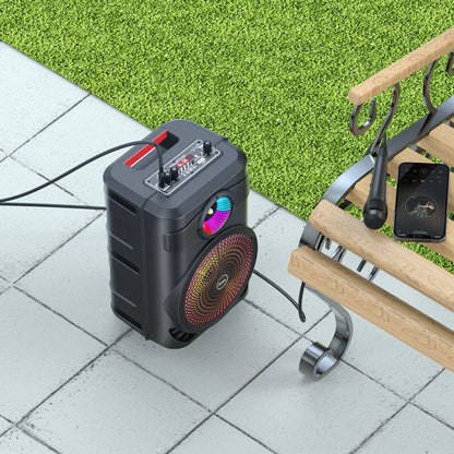 Hoco Bluetooth Portable Outdoor Speaker with Wired Microphone BS46