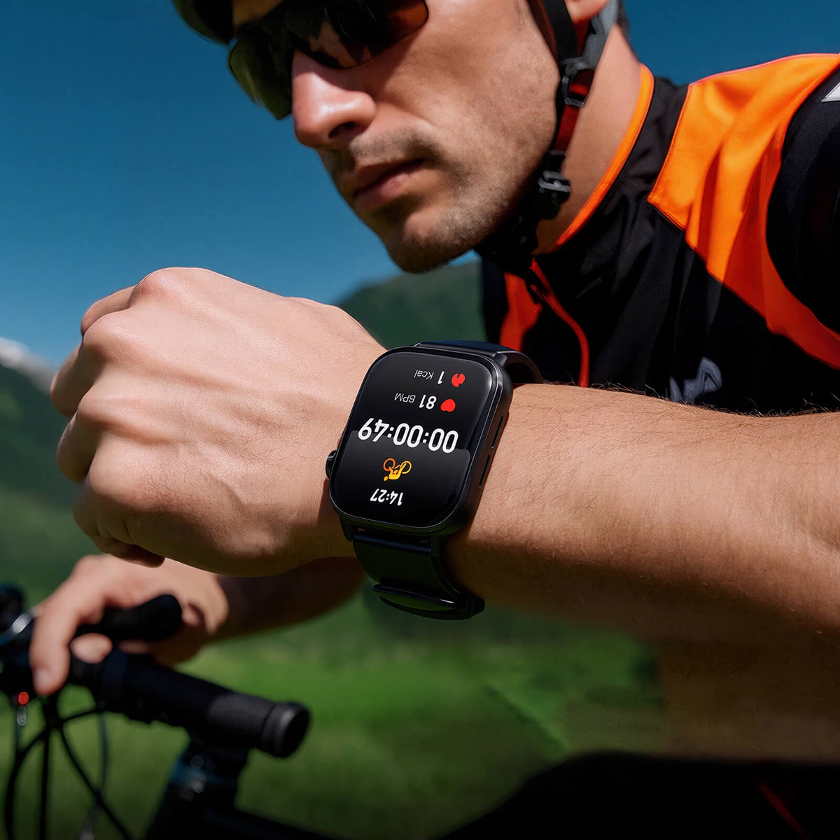 Acefast AMOLED Curved Screen IP68 Waterproof 6 Days Battery Life Health Smartwatch G1