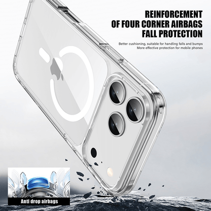 Aurora Magnetic Series Crystal Transparent Compatible with iPhone 17 Pro Max Case