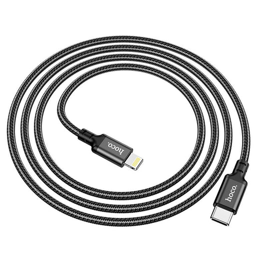 Hoco PD 20W Super Fasr Charging Data Cable Type-C to IP 1m