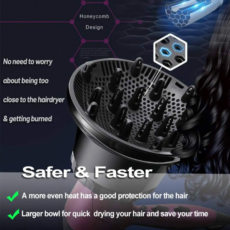 Universal Hair Diffuser Hair Dryer Diffuser Attachment for Curly and Wavy hair B