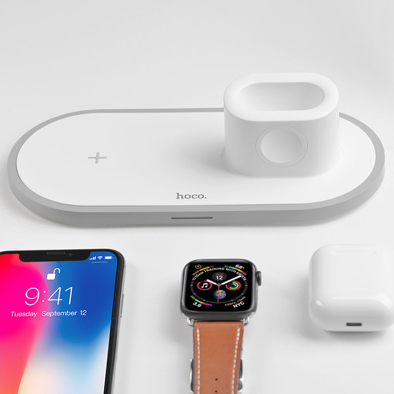 Hoco Wisdom Series 3-in-1 Qi Wireless Charger CW21