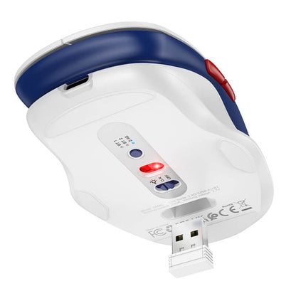 Hoco Dual Mode 2.4G Bluetooth Wireless Ergonomic Mouse GM40