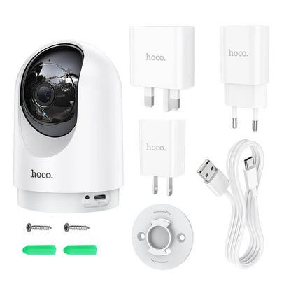 Hoco Indoor 3MP Full HD PTZ Security Camera with Night Vision D1