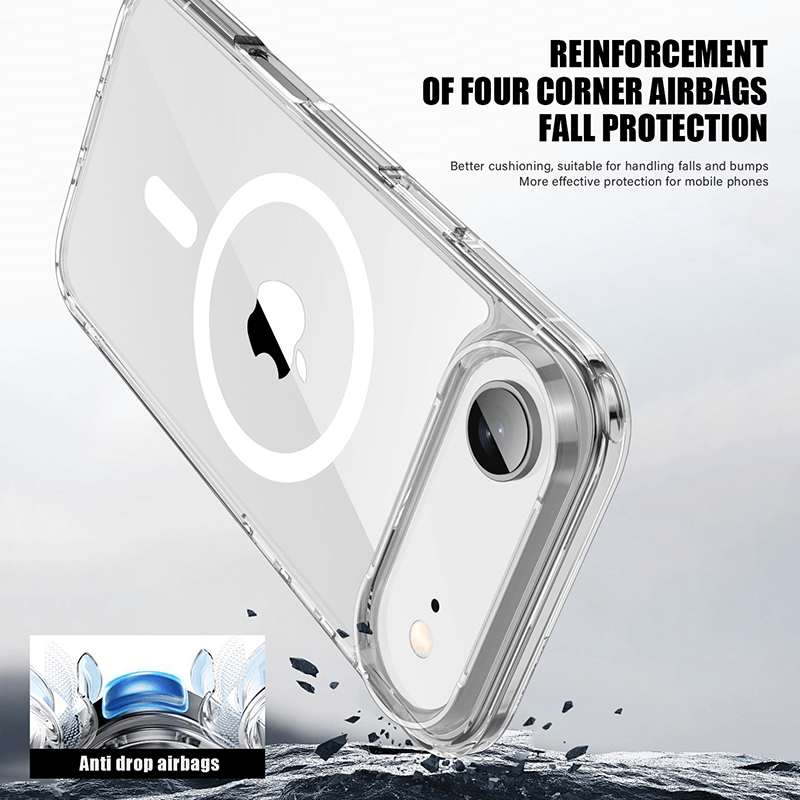 Aurora Magnetic Series Crystal Transparent Compatible with iPhone 17 Air Case