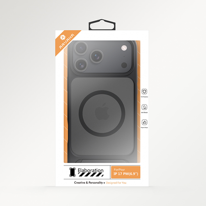 Compatible with iPhone 17 Air Elvis Series All-Around Protection Magnetic Phone Case with Invisible Stand
