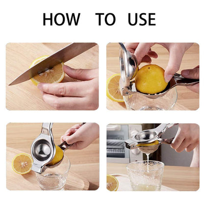 Stainless Steel Lemon Squeezer Hand Manual