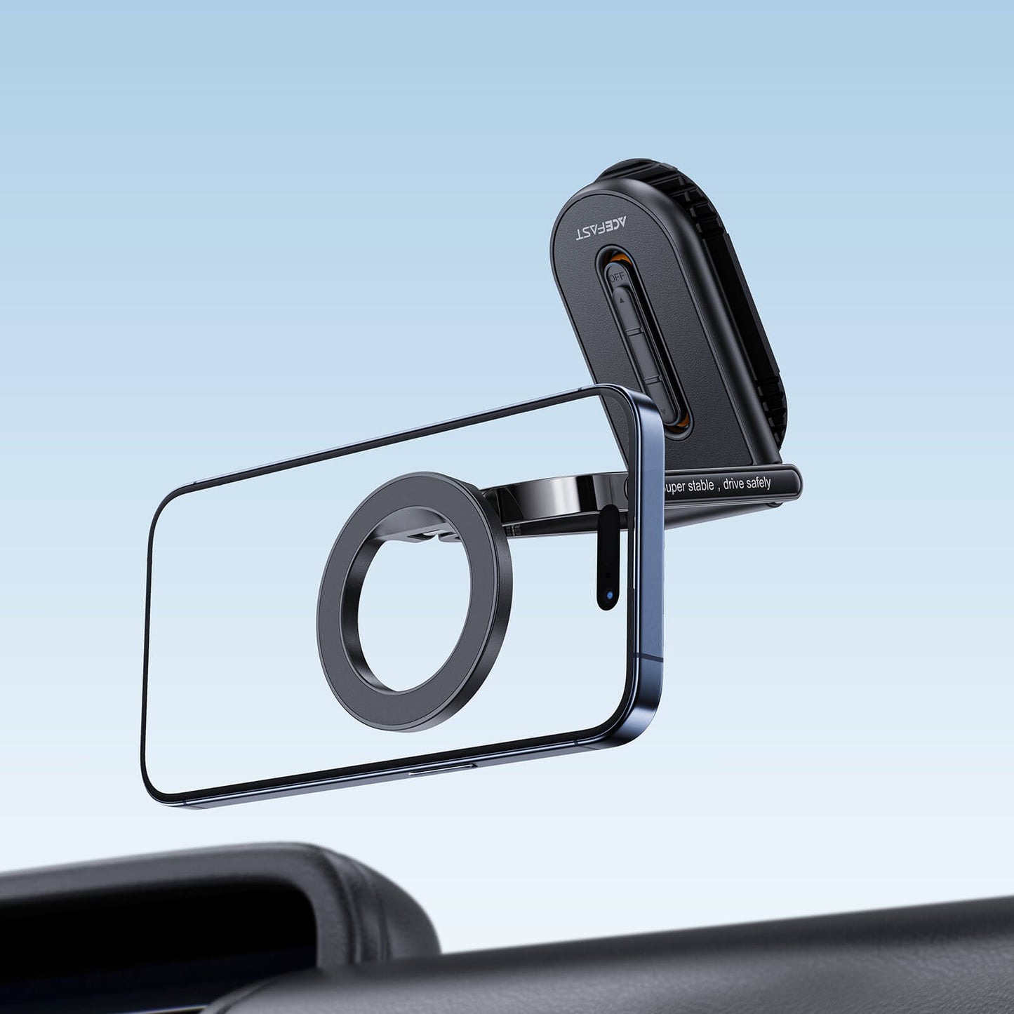Acefast 360 Rotation Magnetic Car Phone Holder for Dashboard Windshield D54