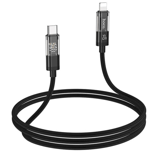 Hoco Transparent Discovery Edition 20W PD Charging Data Cable for iP U116