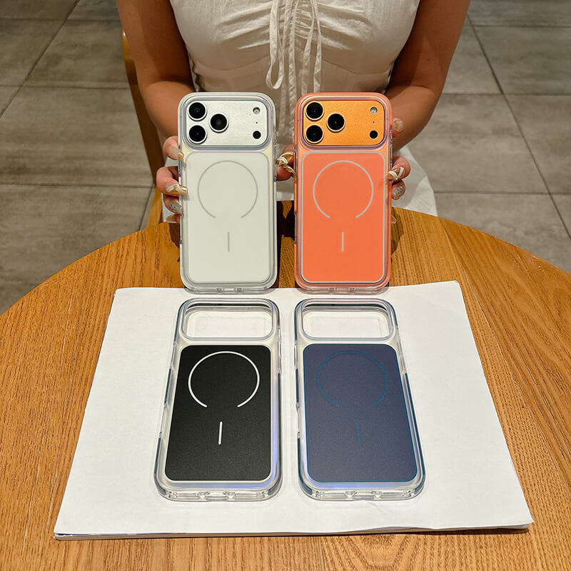 Compatible with iPhone 17 Aurora Pure Series Magsafe Phone Case