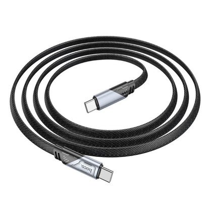 Hoco Braided Type-C to Type-C 60W Fast Charging Data Cable 1.2m U119