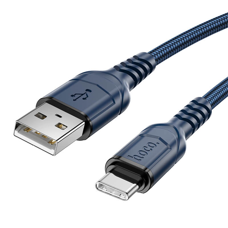 Hoco Nylon Braided Charging Cable USB to Type-C 2m 3A X59