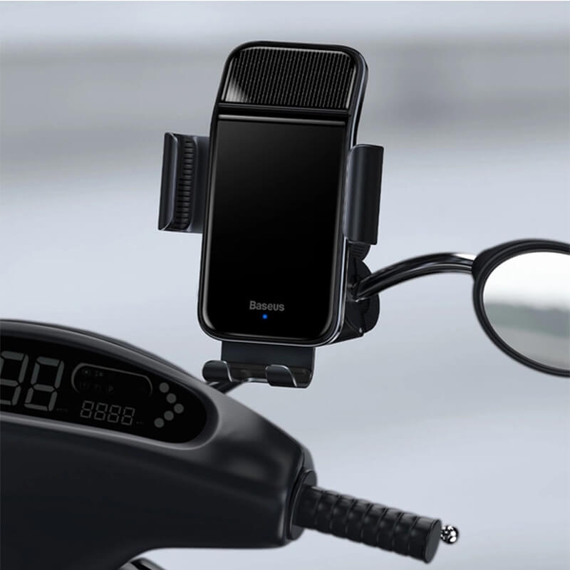 Baseus Smart Solar Power Wireless Cycling Electric Holder