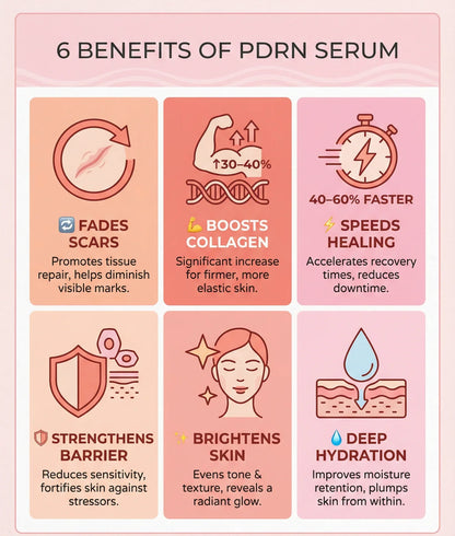SADOER PDRN + Peptide + Collagen 6-Piece Skincare Set