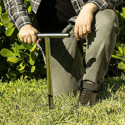 Soil Tube Sampler with Handle Comes Polished Inside Stainless Steel 304 21 inch