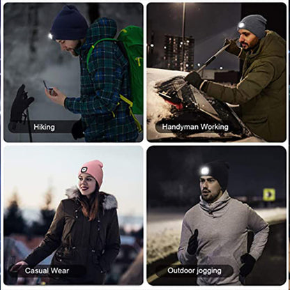 5 LED Light and 5.0 Bluetooth Beanie Hat