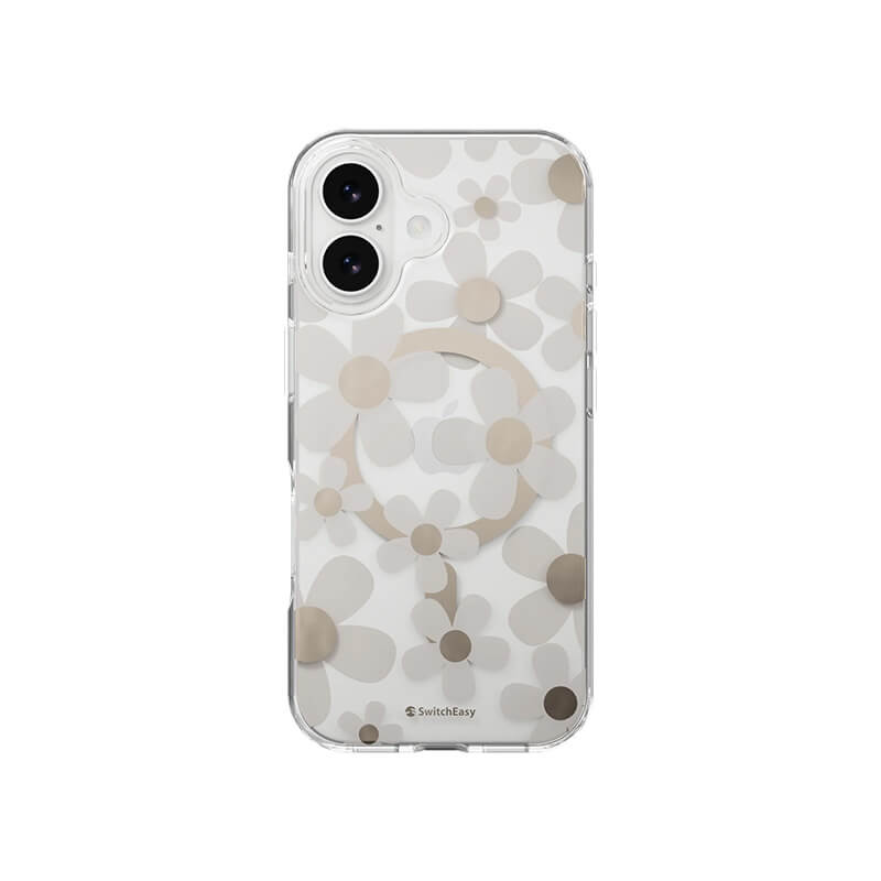 Compatible with iPhone 17 Fleur 3D Patterned Series Shockproof Magnetic Phone Case