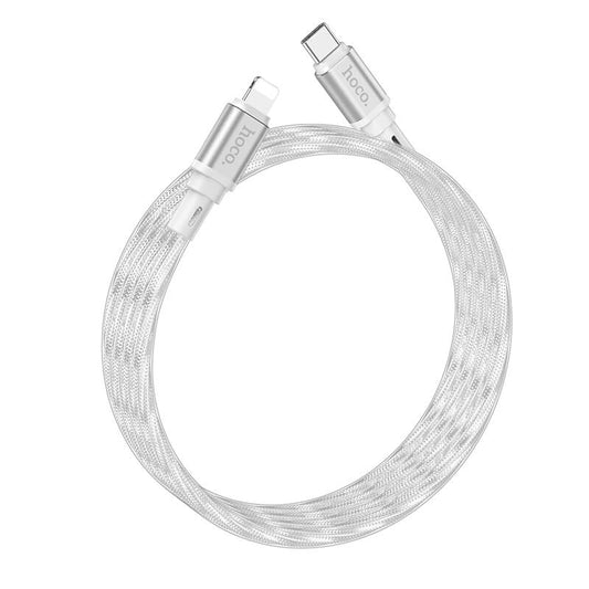 Hoco Crystal Ice Type-C to Lightning PD Silicone Charging Data Cable X98